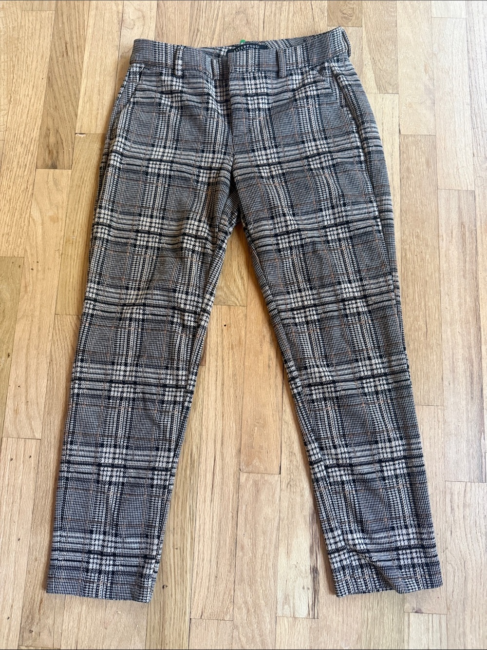 Women’s Plaid Dress Pants - Brown/Black Liverpool